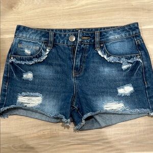 Denim Distressed Women's Shorts